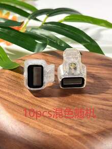 Transparent Gold & Silver Glitter Ring Counter, Electronic Counter For Middle East & Arabic, Digital Display Convenient Ring Counter For Stress Relief, Suitable For Prayer Counting, Knitting Counting, Business Use, Golf, Etc. - Multicolor - View 11