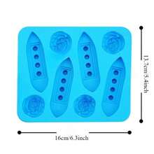 1 Tray - Perfect For Party Drinks And Cocktails - Homemade Ice Cream And Frozen Romantic Ice Cream - Blue - View 3