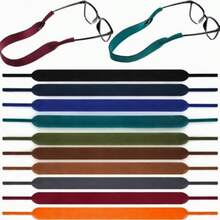 10 Pieces Neoprene Sunglasses Floating Straps Eyewear Retainer Durable Floating Glasses Straps Soft Eyewear Holders Around Neck For Men Women Running Activities - 40 cm - View 1