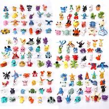 24Pcs 2-3cm Mini Figures Dolls, Pocket Monster Action Figure Ornaments, Cute Cartoon Capsule , Desktop Decor Collectible Gifts Random Style - Multicolor - View 1