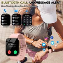 Btootos 1.96-Inch Touch Screen With Call,, IPX8 Waterproof Fitness Watch, Monitor, Pedometer, IOS Android Sports Watch - 粉紅金 - 查看 3
