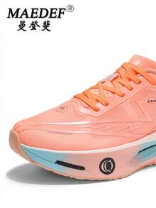 Men's Comfortable Lightweight Casual Outdoor Carbon Plate Running Shoes, New Professional Training Sports Shoes For Men And Women, Marathon Racing Sneakers - Orange - View 5