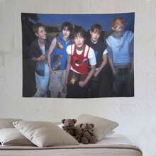 KOOP CORTI-S Character Printed Tapestry, Fashionable, Lightweight, And Durable Polyester Wall Decoration, Multi Functional Bedroom And Living Room Wall Art, Suitable For Indoor And Outdoor Decoration, Ideal Gift For Teenage Fans, Comes With Free Installation Package - 1PC - 查看 6