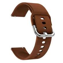 20mm Silicone Smartwatch Band With Quick Release Buckle - Compatible With Samsung Galaxy Watch 3/4/5/7, Active 2, S2/S3, GT, GTR - Colorful Replacement Strap, Smartwatch Accessories | Smooth Band | Smooth Band Surface - Multicolor - View 6