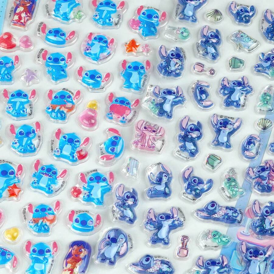 Disney 缝线泡泡贴纸 - 笔记本/礼品套装 - 多种贴纸类型 - 贴纸书 - 挤压式 - 小猫印章 - 糖果滴贴纸 - 贴纸书 - 猫咪 - 挤压式 - 彩色 - 查看 1