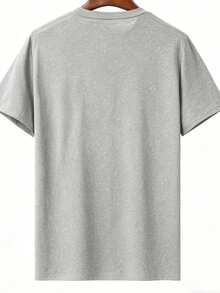 1 Piece Men's Casual Style Graduation T-Shirt For Graduation Celebrations. Available In Various Colors. - Grey - View 3