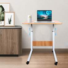 Folding Tables - White + Wood Tone - View 6