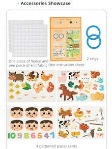 Early Childhood Education Cognitive Learning Busy Book, No Cutting Or Tearing Required, STEM Educational Toy - BQ Quiet Book - View 8