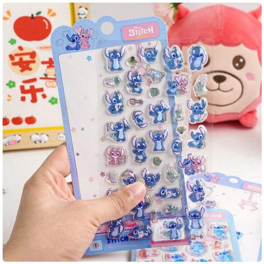 Hình dán thêu chống thấm nước, hình dán nhân vật hoạt hình 3D thích hợp cho bình nước, sổ dán, đồ chơi bóp, hình dán bông xù rơi, tem hình mèo con, hình dán kẹo rơi, sổ dán, mèo, đồ chơi bóp. - Nhiều màu - Xem 1