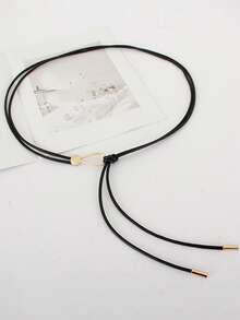 1条女士腰带，时尚打结优雅腰绳，适合日常搭配连衣裙、衬衫、外套、上衣，凸显腰线。 - A - 查看 6