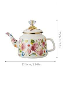 Dengcoo Coffee Pots - Rose Enamel Pot - View 13