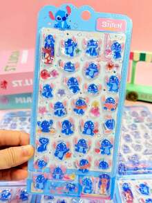 Disney 缝线泡泡贴纸 - 笔记本/礼品套装 - 多种贴纸类型 - 贴纸书 - 挤压式 - 小猫印章 - 糖果滴贴纸 - 贴纸书 - 猫咪 - 挤压式 - 彩色 - 查看 14