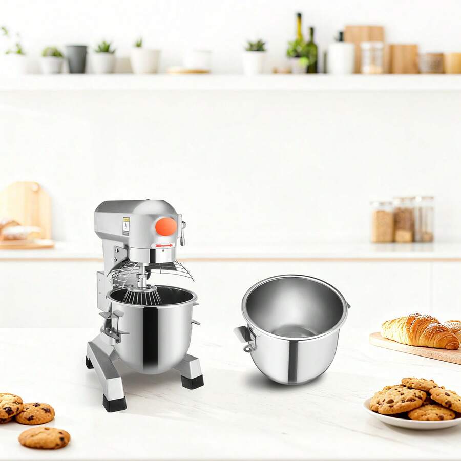 Kommerzieller Knetmaschine 30L für Backbedürfnisse Pizzateig Brotteig usw. Kochmaschine Handelsüblicher 3-Gang-Standmixer aus Hochleistungsstahl Brandneuer - 30L - Übersicht 1