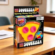 Cute Layered Cake Squeeze Toy, Soft Slow Stress Relief Fidget Ball, Kawaii Colorful Cake Toy & Adults, Anxiety Relief Party Favor - Pizza - Xem 1