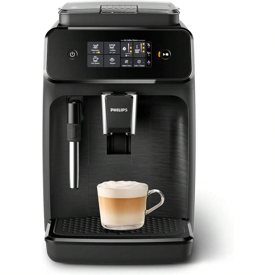 Philips 1200 Series Fully Automatic Espresso Machine Black - View 1