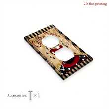 1pc Vintage Coffee Cup Printed Switch Panel Cover, Single/Double Hole Universal, PC Plastic Material, Easy Installation Anti-Scratch, Suitable For Farmhouse/Cafe, American Retro Home Decor Accessory - Star - View 6
