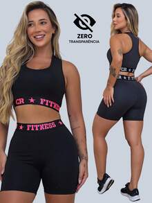 Preto e Rosa Neon