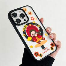 ミニマリスト パステル ユニセックス 磁気スマホケース 17pro Max/17pro/17/11/12/13/14/15/15Pro/15PluS/15Pro Max/16/16Pro/16PluS/16Pro Max/MIN/X/XR 対応 ソフト TPU 擦り傷防止 耐落下 インスタ映え  贈り物に最適 - 黑色 - チェックする 5