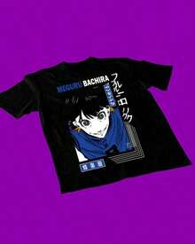 Camiseta de Cosplay de Anime Blue Lock - Negro - Ver 1