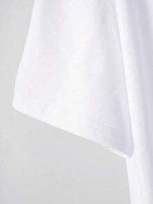 Summer Tops: Women's Casual Crab Print T-Shirt, Short Sleeve, Round Neck, Cotton, Summer Outfit. - White - View 4