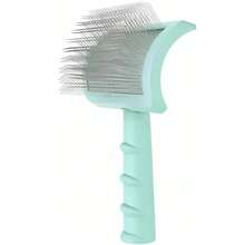 Peine de aseo para perros, cepillo de aguja para quitar el pelo, masaje, peine de nudo abierto, herramienta para el cabello, suministros para perros grandes, accesorios para mascotas - PS1140-DG - Ver 5