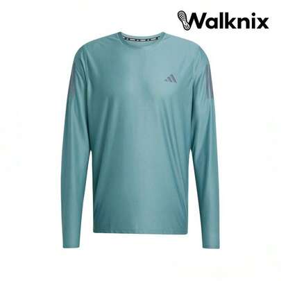 Adidas Otr B Long Sleeve T-Shirt With Brand Logo Stripes Tops Men