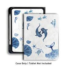 1 件装翻盖式平板电脑保护套，带笔槽，兼容三星 A9/A9+/S9/S9FE/A11/A11+/S11/S10 FE/S10 FE+/S10 Lite，图案包括海龟、海星、海豚和贝壳，也兼容 iPad A16 2025、Air 11/13、M3 2025、Mini 7 A17、Pro 2024、Air 11/13、M2 2024、Pro 11/13、M4 2024、Pro 12.9、7/8/9 代、10.2、10 代、10.9、Air 4/5/6/7/8、10.9、Pro 11、4/5/6 代、Mini 6，以及 SE 11、荣耀、Matepad SE 等。 11、 - 彩色 - 查看 3
