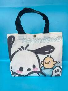 SANRIO New Canvas Handbag For Students, Portable Lunch Bag For Work, Versatile Small Tote Bag For Outings - Back-to-school Bag - View 18