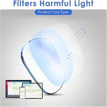 2 Pairs Blue Light Eyeglasses For Men Women Blue Light Lens Blue Light Glasses Men Bluelight Glasses Women Computer Glasses Party Glasses - 1 đôi trong suốt + 1 đôi đen - Xem 5