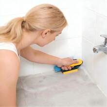 Chổi vệ sinh khe hẹp 1 mảnh, chổi lau sàn 2 trong 1, chổi cầm tay đa năng, không góc chết, phụ kiện gia đình lý tưởng. Thích hợp để làm sạch cửa sổ, khe hẹp, bếp, cửa ra vào, bồn giặt và phòng tắm. Tay cầm thoải mái, chổi vệ sinh đa năng thích hợp để làm sạch gạch, mạch gạch, phòng tắm vòi sen, bồn rửa chén và sàn nhà. - A - Xem 2