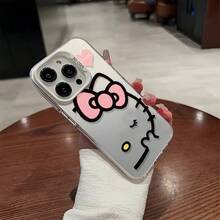SANRIO サンリオ Tpu 7/8/11/12/13/14/15/16 Plus/E/17 Pro Max/Air - 透明な黒 - チェックする 5