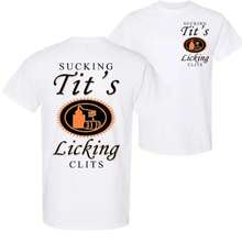Sucking T And Licking C Funny Tito Drinking Humor Party T-Shirt, Tito Logo Party Vibes Design Graphic 2 Side Shirt, Unisex Cotton For Men And Women Menswear Top Fabric - trắng - Xem 2