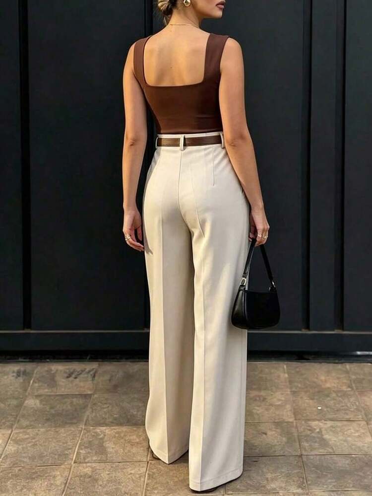 Women Pants - Apricot 2 - View 6