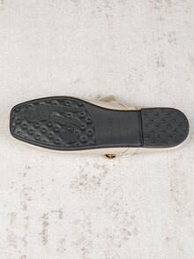 Square Toe Mary Jane Soft Bottom Fashion Strap Sandals, Size 34-44 Plus Size - Apricot - View 7