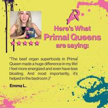 [HOTSELLERS]PrimalQueen 3-Pack Value Bundle, AllNatural Beef Organs Supplement For Women, 180 Total Capsules, Hormone Balance, Energy & Cycle Support, Grass-Fed - 3件裝 - 查看 9