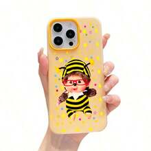 スマホケース 2in1ケース ジェル風ケース キャラクターイラスト 可愛いデザイン 大人可愛い 女子向け TPU+PP二層構造 柔らかTPU 耐衝撃 傷防止 カメラレンズ保護 17pro Max/17pro/17/11/12/13/14/15/15Pro/15PluS/15Pro Max/16/16Pro/16PluS/16Pro Max/MIN/X/XR 対応 インスタ映え 大人上品 プレゼント - 粉色 - チェックする 5