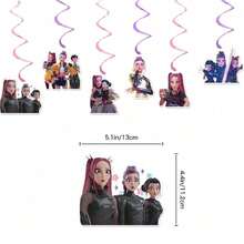 Hasbro 12/6 piezas Decoraciones de fiesta con tema de ídolos K-POP, adecuadas para reuniones de fans, fiestas de cumpleaños, etc. para crear una atmósfera decorativa única y alegre (estilos aleatorios) - Multicolor - Ver 5