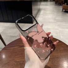 スマホケース 韓国風 キュートプリント ユニセックス スマホケース 17pro/17/11/12/13/14/15/15Pro/15PluS/15Pro Max/16/16Pro/16PluS/16Pro Max/MIN/X/XR 対応  フルカバー PC 耐落下 擦り傷防止 フィット感 新学期 - 透明 - チェックする 3