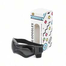 1Pc Premium Pet Dog Sunglasses For Small & Medium Breeds, 100% UV Protection Anti-UV Lenses With Adjustable Elastic Strap. Multi Color Options: Pink, Black, Orange, Stylish Pet Eyewear For Walking, Driving And Hiking Outdoor Activities - Multicolor - View 9