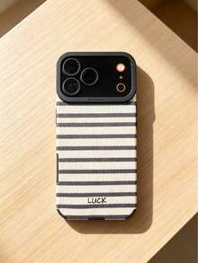 银色线条卡通图案手机壳，兼容 17、16、15 Pro、11 Pro、12、13 Plus、7、8、SE、XS、XR - 銀色 - 查看 4