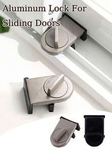 Aluminum Alloy Sliding Door & Window Lock, With Anti-Pinch, Anti-Theft, And Anti-Fall Functions - Multicolor - View 6