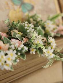 1pc Classic Alice In Wonderland Vine Silk Decor, Suitable For Wedding Decoration, Outdoor, Party, Tabletop Centerpiece, Spring/Summer - Multicolor - View 6