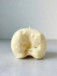 Pale Yellow Cheese Coconut Oil Cheese Soft And Cute Squeezable Toy-Soft Dough Texture, Filled With, Quiet Squeezing Stress-Relieving Toy, Suitable Focused And Relaxing Rest At Your Desk-A Popular Sensory Gadget Adults In 2026, 5cm. - 黃色 - 查看 5