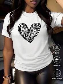 One Unisex Short-Sleeved Crew Neck T-Shirt, Loose Fit, 180g, Designed By Y2K Artists In The Bababask Style, Made From 100% Pure Cotton. They Are Casual And Versatile, Suitable For Streetwear, Everyday Outings, Camping, Concerts, Hip-Hop, Rock, And Rap Events, And Feature Celebrity-Inspired Designs. Ideal For Festivals, Autumn, And Year-Round Wear. - 白色 - 查看 6
