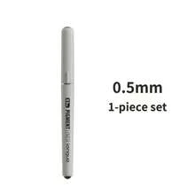 1pc Liquid Liner Pen, Waterproof Manga Outlining, Hand-Drawing Design, Black Smooth Sketching Pen, Art Supplies Marker, Bleed-Proof, Back To School - Direct Liquid Drawing Pen - View 16