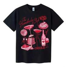 The Homebody Club With A  Food Print - 黑色 - 查看 1