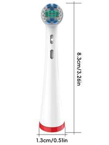 رؤوس فرشاة أسنان بديلة متوافقة مع فرشاة الأسنان الكهربائية OralB IO، رؤوس فرشاة أسنان بديلة للتنظيف الدقيق الاحترافي متوافقة مع سلسلة فرش الأسنان الكهربائية Oralb IO 2/3/4/5/6/7/7G/8/9/10 (4/8/12 قطعة) - أبيض - مشاهدة 11
