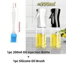 1pc Precision Oil Sprayer, Suitable For Grilling And Baking | Evenly Coat Grill Grates And Pans For Low-Fat Cooking | Heat-Resistant PP Material, Easy To Clean - Multicolor - View 16