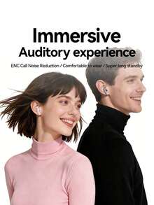 Acer OHR750 Wireless Bluetooth Earbuds ENC Noise Cancelling V5.4 Stable Transmission Low Latency Comfortable Semi-In-Ear Immersive Experience High Fidelity Sound Quality Touch Control Compatible With IOS/Android Phones - View 4