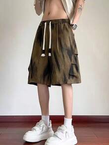 Men Shorts - Brown - View 2